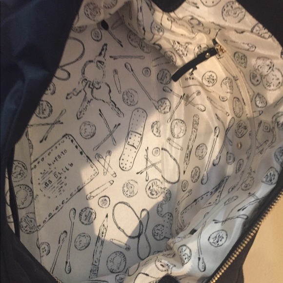 KATE SPADE DIAPER BAG Stevie BABY TOTE BLACK NYLON